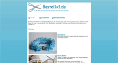 Desktop Screenshot of bastel1x1.de