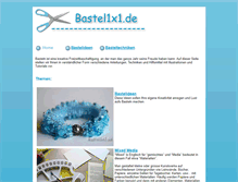 Tablet Screenshot of bastel1x1.de
